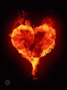 gif cuore che brucia cuore in fiamme