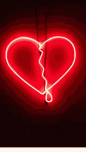 gif cuore rotto neon