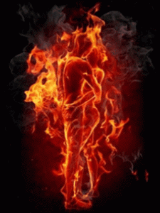 gif cuore che brucia cuore in fiamme