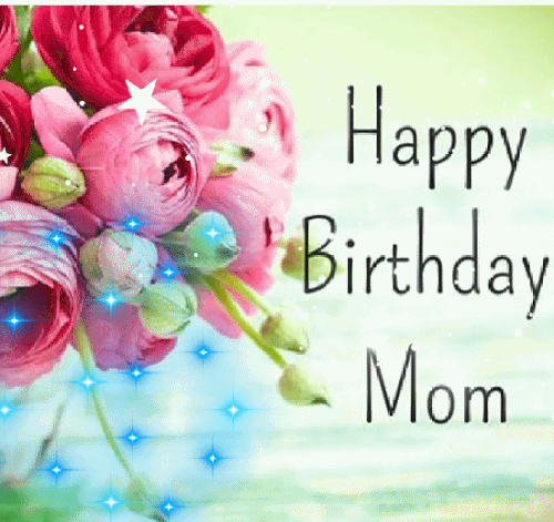 gif buon compleanno happy birthday mamma mom fiori