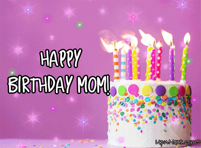 gif buon compleanno happy birthday mamma mom torta candeline