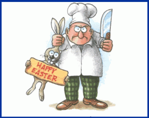 gif divertenti buona pasqua happy easter coniglio