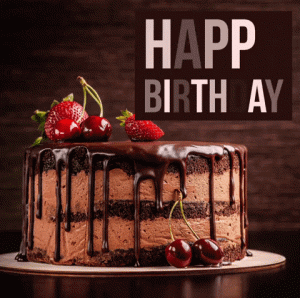 GIF Happy Birthday buon compleanno torta