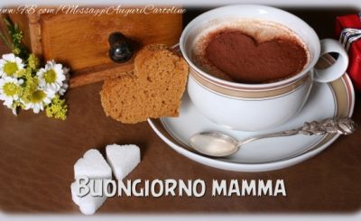 Immagini e cartoline Buongiorno mamma caffè cuori