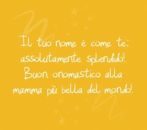 buon onomastico mamma