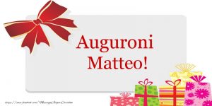 Immagini Cartoline Tanti Auguri Matteo regali