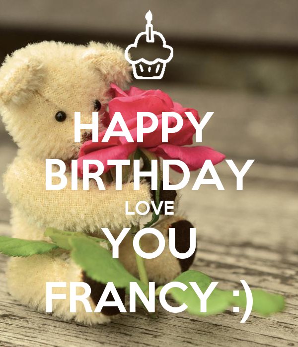 immagini cartoline buon compleanno happy birthday Francesca Francy