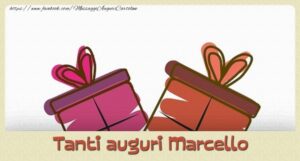 immagini cartoline auguri Marcello regali