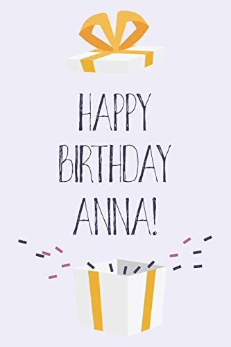 immagini cartoline happy birthday buon compleanno Anna regalo sorpresa