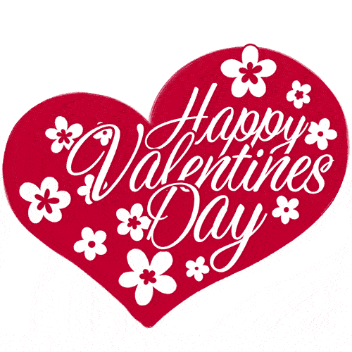 gif auguri buon san Valentino happy Valentine day cuore