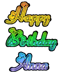 gif happy birthday buon compleanno Anna