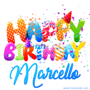 gif buon compleanno happy birthday Marcello