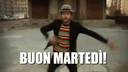 gif buon martedì ballare
