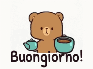 gif buongiorno caffè