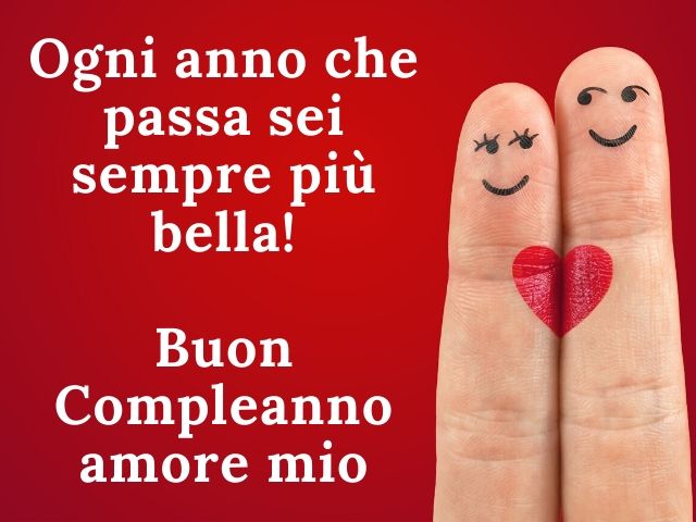 immagini auguri di buon compleanno amore mio cuore