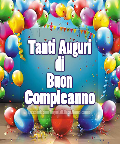 immagini cartoline auguri divertenti buon compleanno festa palloncini