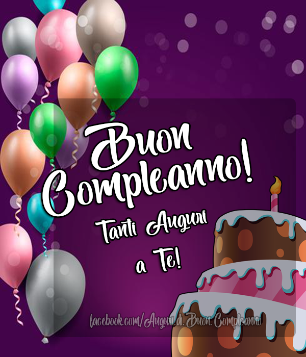 immagini cartoline auguri divertenti buon compleanno torta palloncini