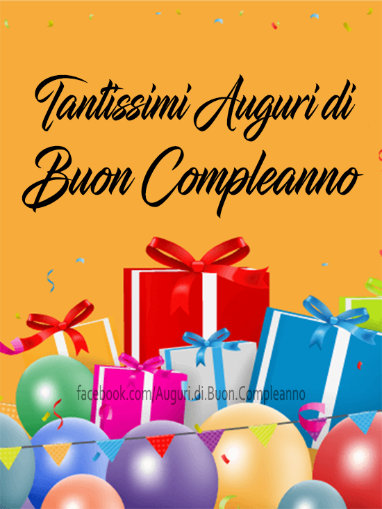 immagini cartoline auguri divertenti buon compleanno regali palloncini