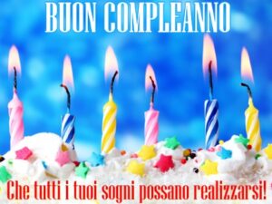 immagini cartoline auguri divertenti buon compleanno torta candeline
