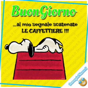 immagini divertenti buongiorno buona domenica Snoopy