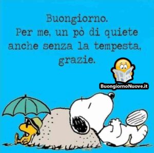 immagini divertenti buongiorno buona domenica Snoopy
