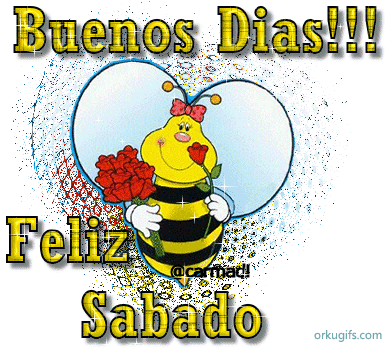 gif buenos dias feliz sabado