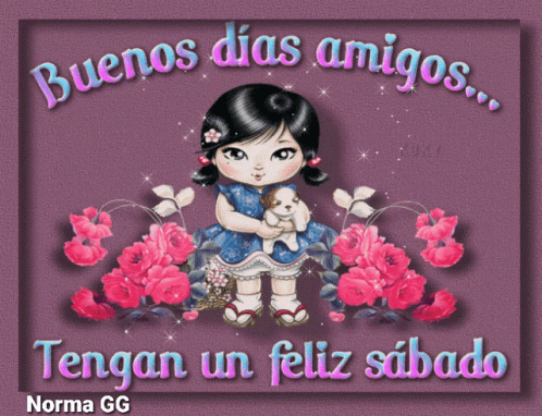gif buenos dias feliz sabado