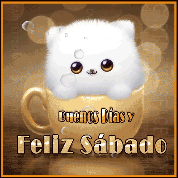 gif buenos dias feliz sabado