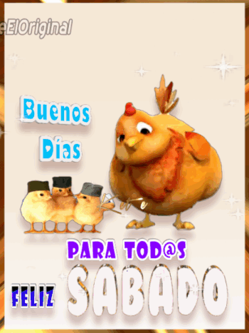 gif buenos dias feliz sabado