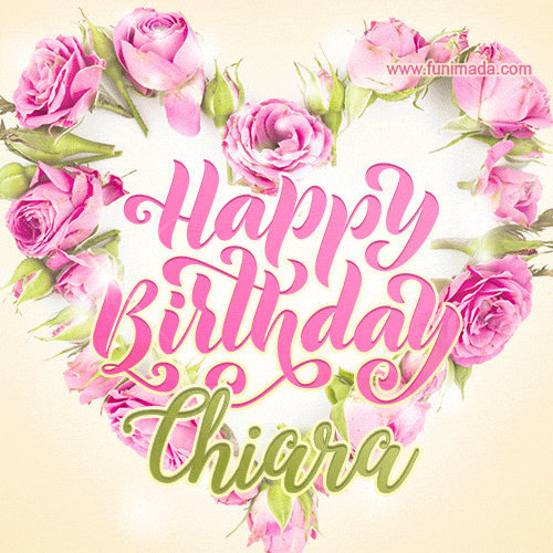 gif buon compleanno happy birthday Chiara