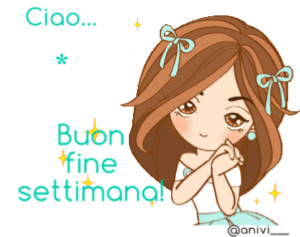 gif buon weekend buon fine settimana con il cuore