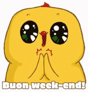 gif buon weekend buon fine settimana