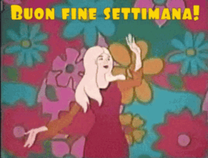 gif buon weekend buon fine settimana