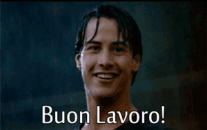 gif divertenti buon lavoro Kenew Reves