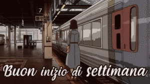 gif divertenti buon lunedì buon inizio di settimana treno metro