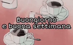 gif buon lunedì buona settimana caffè