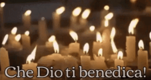 GIF immagini cristiane cattoliche buongiorno buonanotte Dio ti benedica