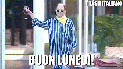 gif divertenti buon lunedì Malgioglio