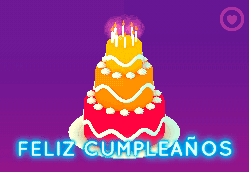 gif de feliz cumpleaños torta y velas