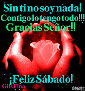 gif feliz sabado gracias Señor