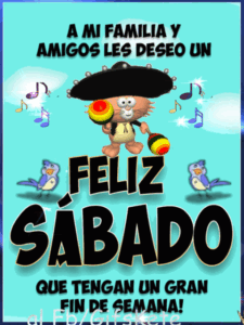gif feliz sabado