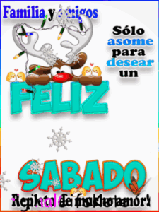 gif feliz sabado repleto de mucho amor