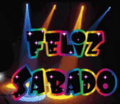 gif feliz sabado en discoteca