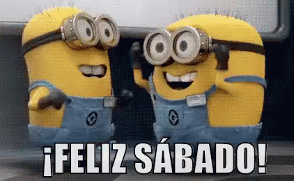 gif feliz sabado Minions