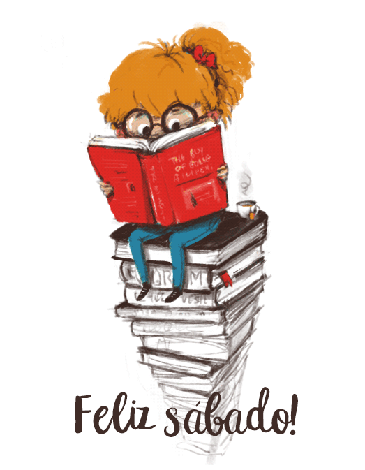 gif feliz sabado con libros