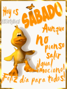 gif feliz sabado