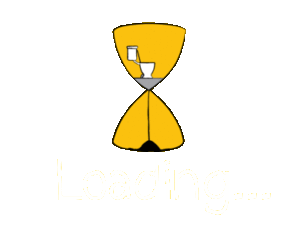 gif loading cargando caricando bagno clessidra