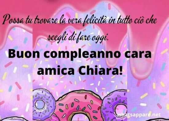 immagini cartoline buon compleanno Chiara