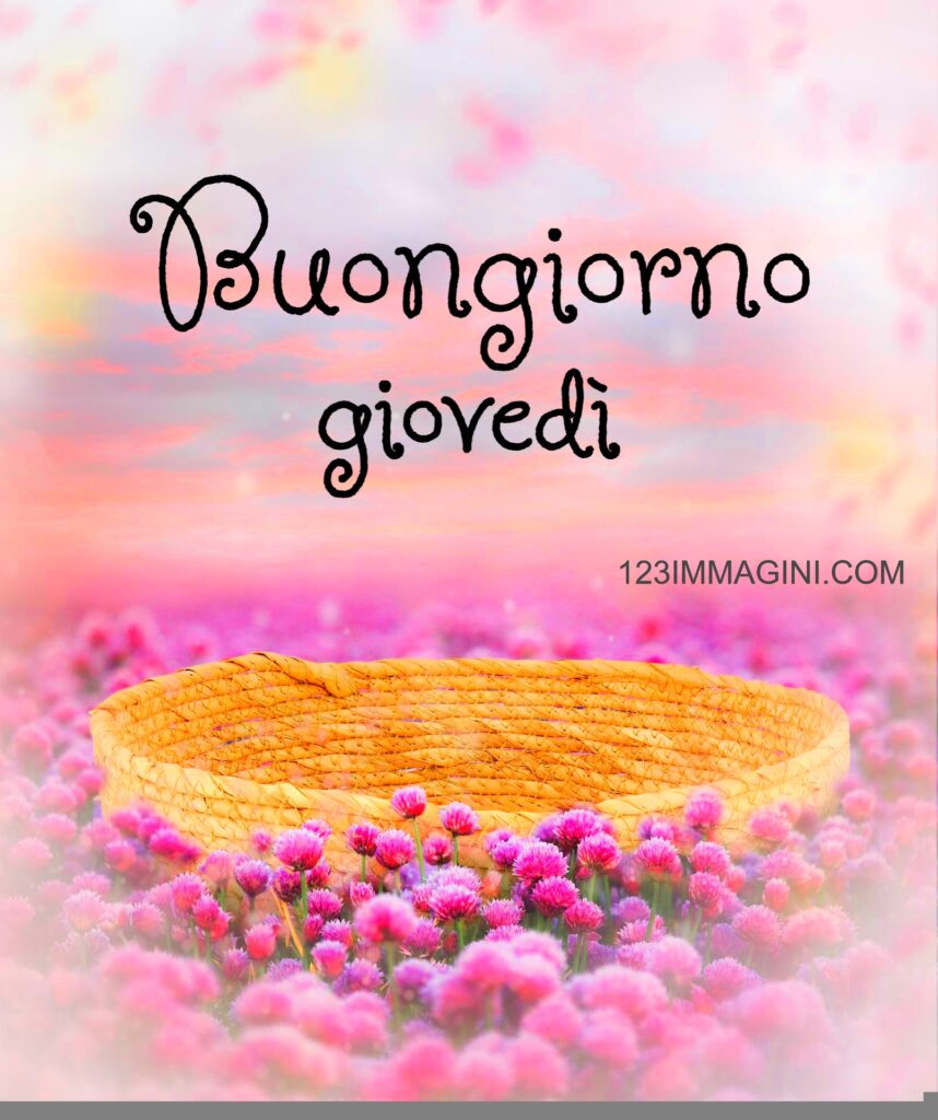 immagini buon giovedì con i fiori