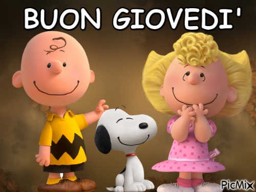 immagini buon giovedì Snoopy Charlie Brown